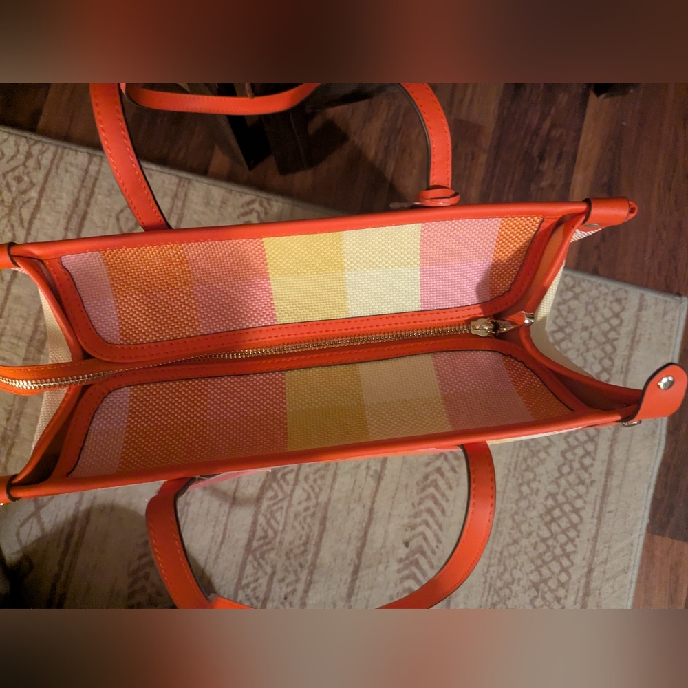 NWT Kate Spade pink plaid tote - Picture 8 of 8